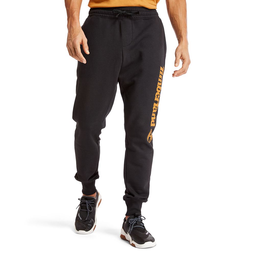 Timberland Παντελονια Ανδρικα Μαυρα - Jogger Sweat - Greece 1937602-CT